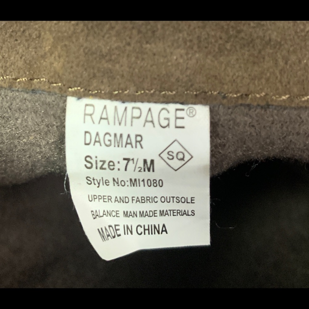 Rampage Dagmar Boots Light Brown 7 1/M - Picture 3 of 3